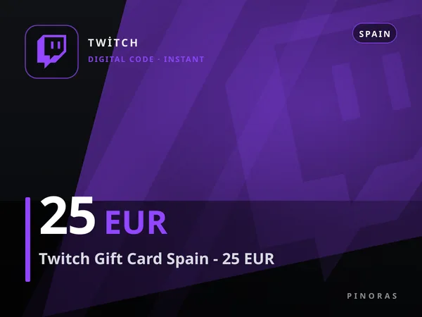 Twitch Gift Card Spain - 25 EUR