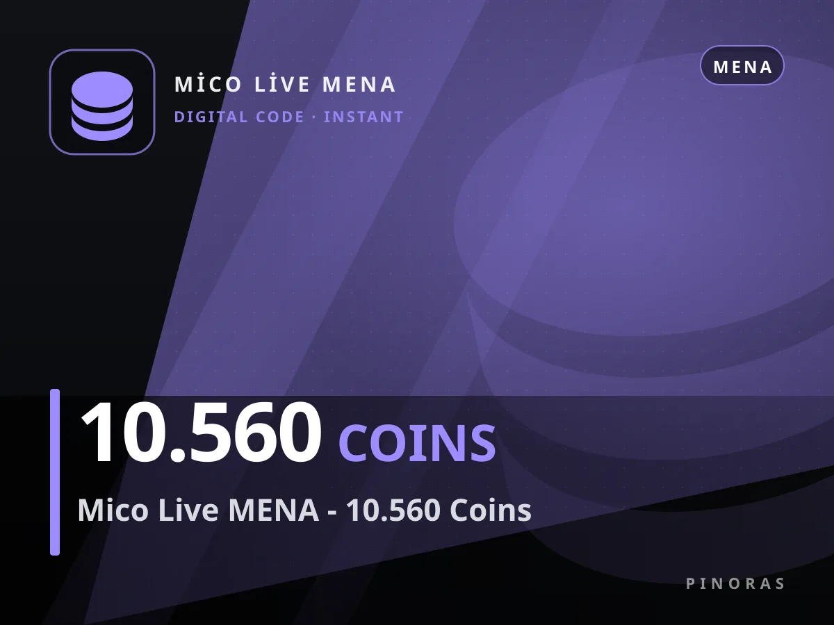 Mico Live MENA - 10.560 Coins — Pinoras