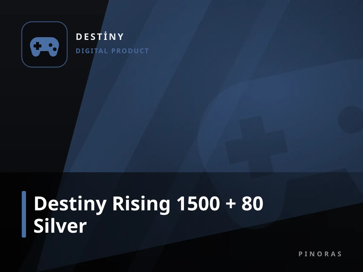 Destiny Rising 1500 + 80 Silver — Pinoras