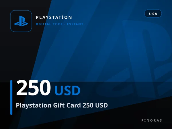 Playstation Gift Card 250 USD