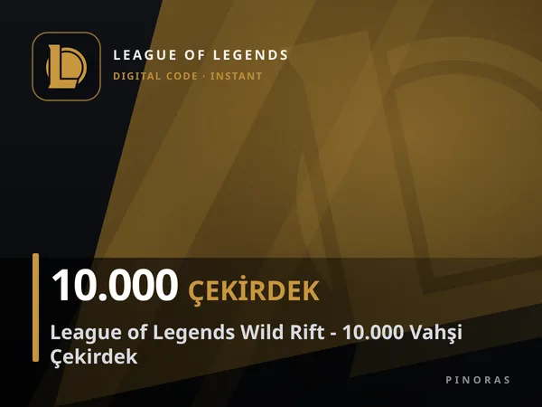 League of Legends Wild Rift - 10.000 Vahşi Çekirdek