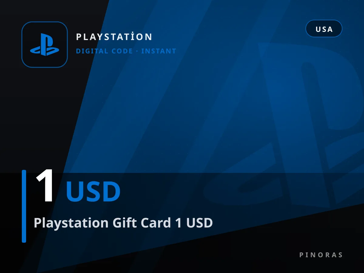 Playstation Gift Card 1 USD — Pinoras
