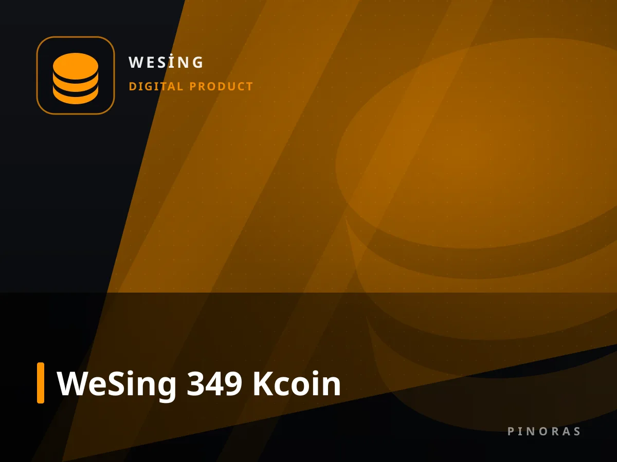 WeSing 349 Kcoin — Pinoras