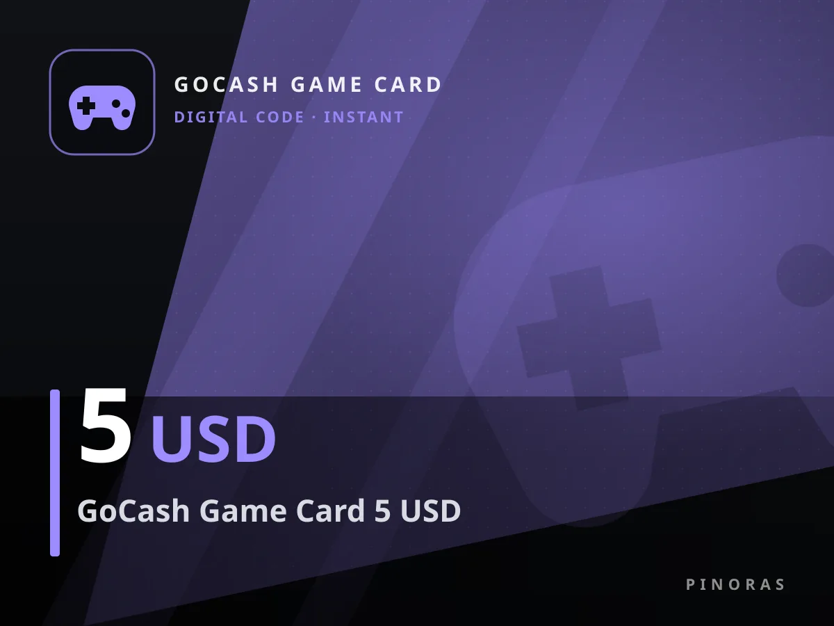 GoCash Game Card 5 USD — Pinoras