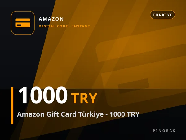 Amazon Gift Card Türkiye - 1000 TRY