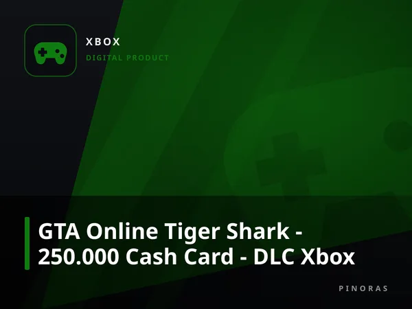 GTA Online Tiger Shark - 250.000 Cash Card - DLC Xbox