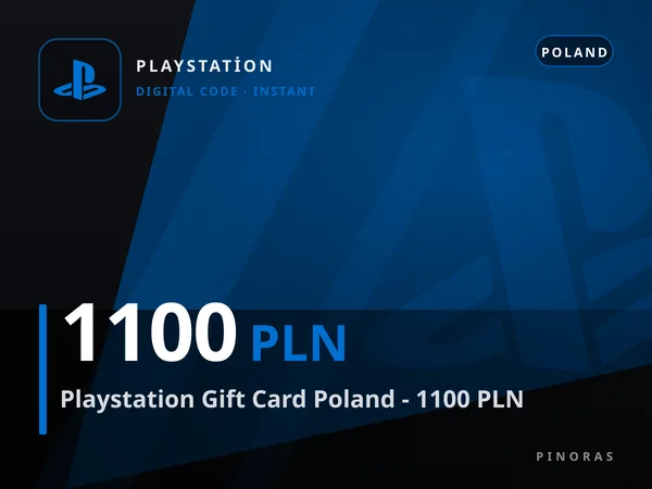 Playstation Gift Card Poland - 1100 PLN