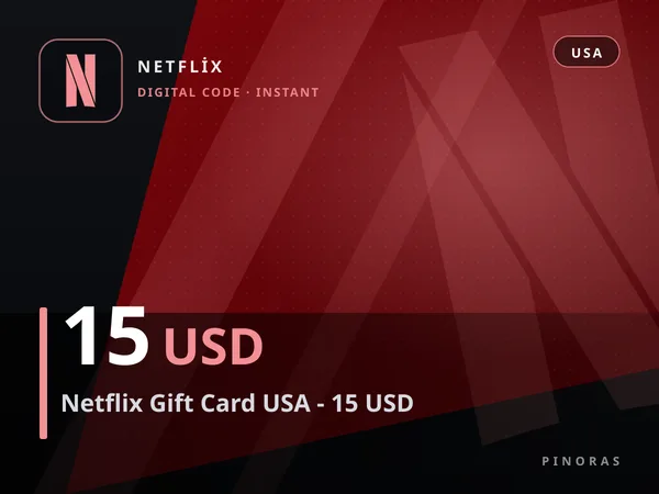 Netflix Gift Card USA - 15 USD