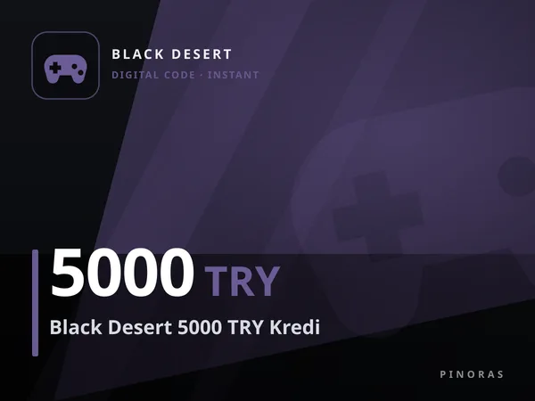 Black Desert 5000 TRY Kredi