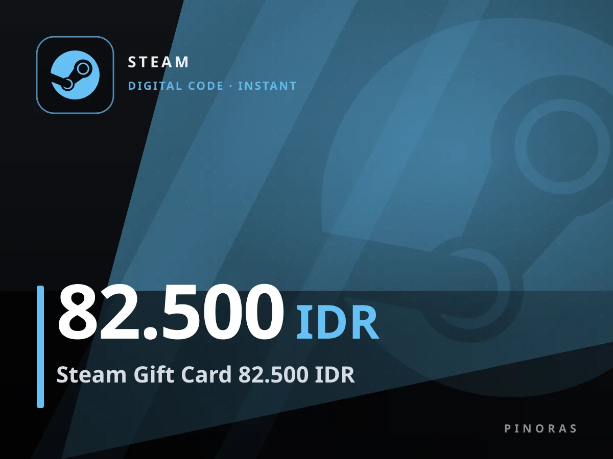 Steam Gift Card 82.500 IDR — Pinoras