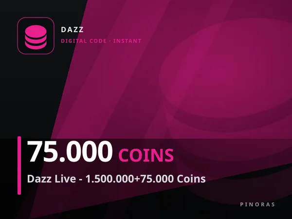 Dazz Live - 1.500.000+75.000 Coins