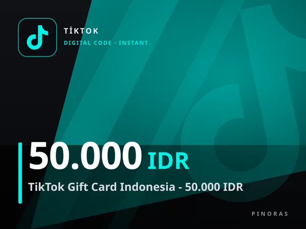 TikTok Gift Card Indonesia - 50.000 IDR