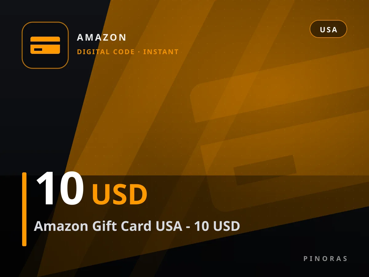 Amazon Gift Card USA - 10 USD — Pinoras