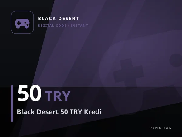Black Desert 50 TRY Kredi
