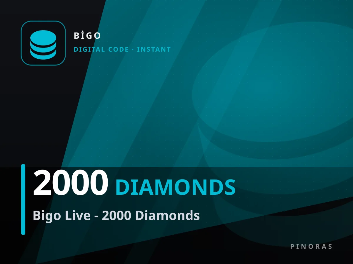 Bigo Live - 2000 Diamonds — Pinoras