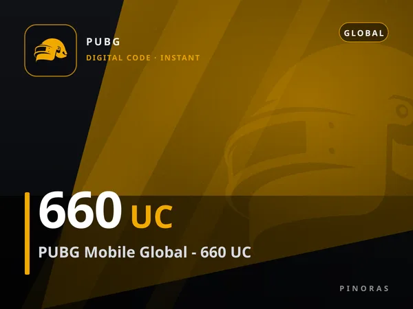 PUBG Mobile Global - 660 UC