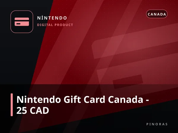 Nintendo Gift Card Canada - 25 CAD