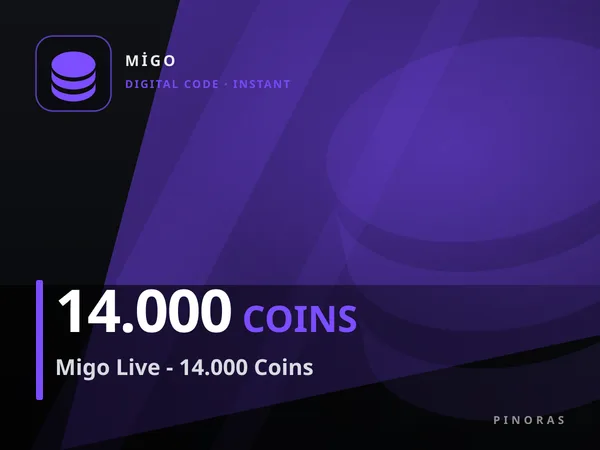 Migo Live - 14.000 Coins