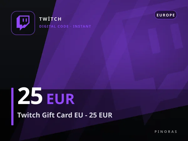 Twitch Gift Card EU - 25 EUR