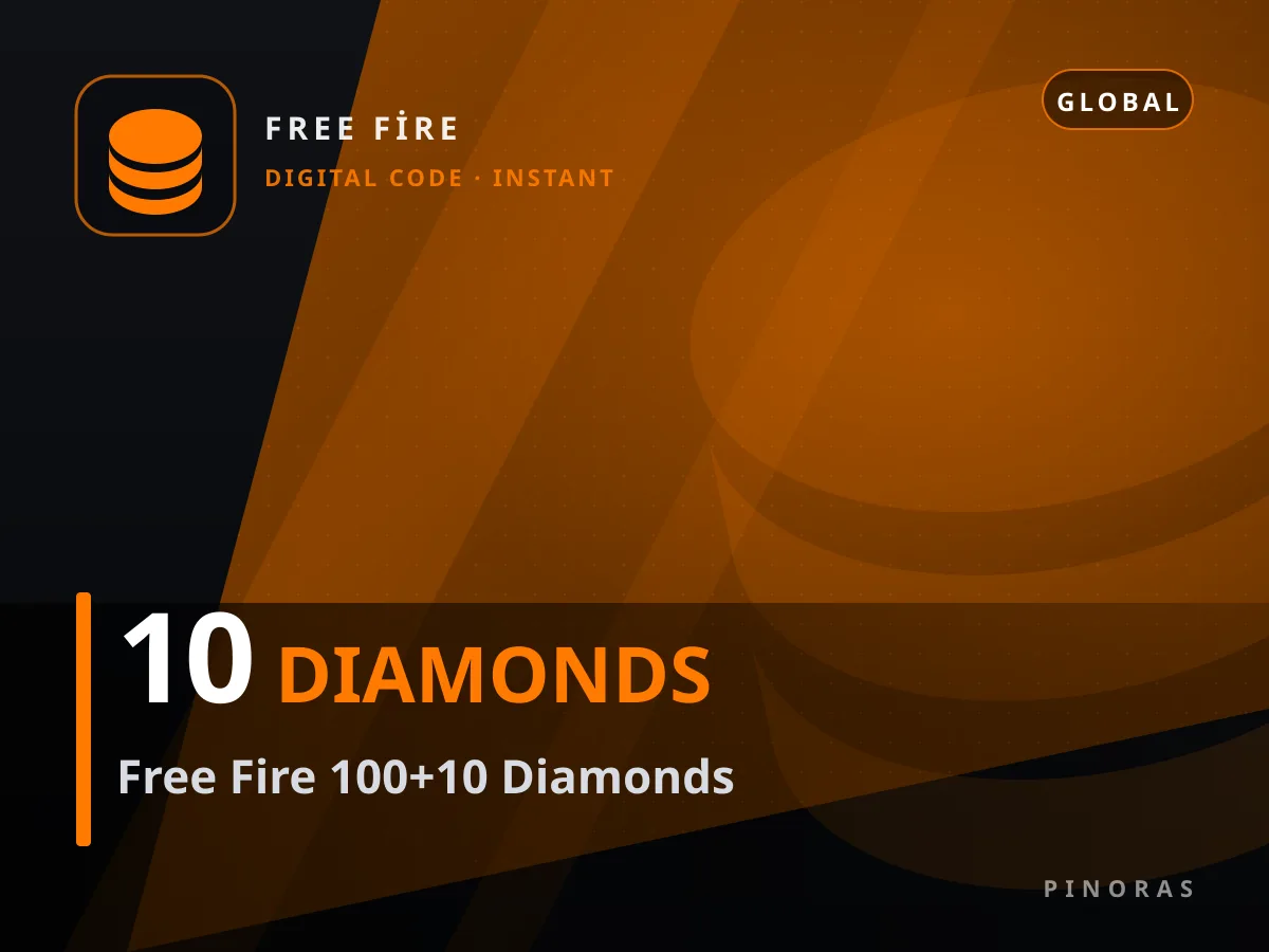 Free Fire 100+10 Diamonds — Pinoras