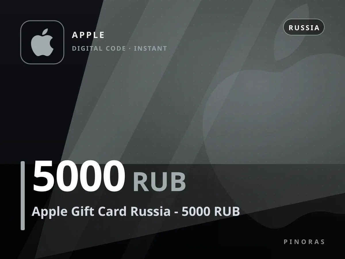 Apple Gift Card Russia - 5000 RUB — Pinoras