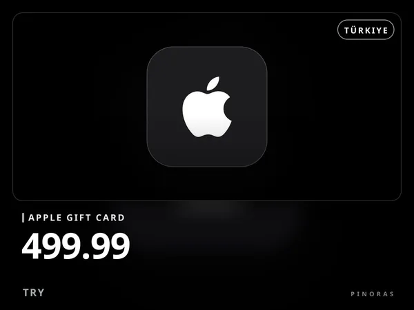 Apple Gift Card 499.99 TRY