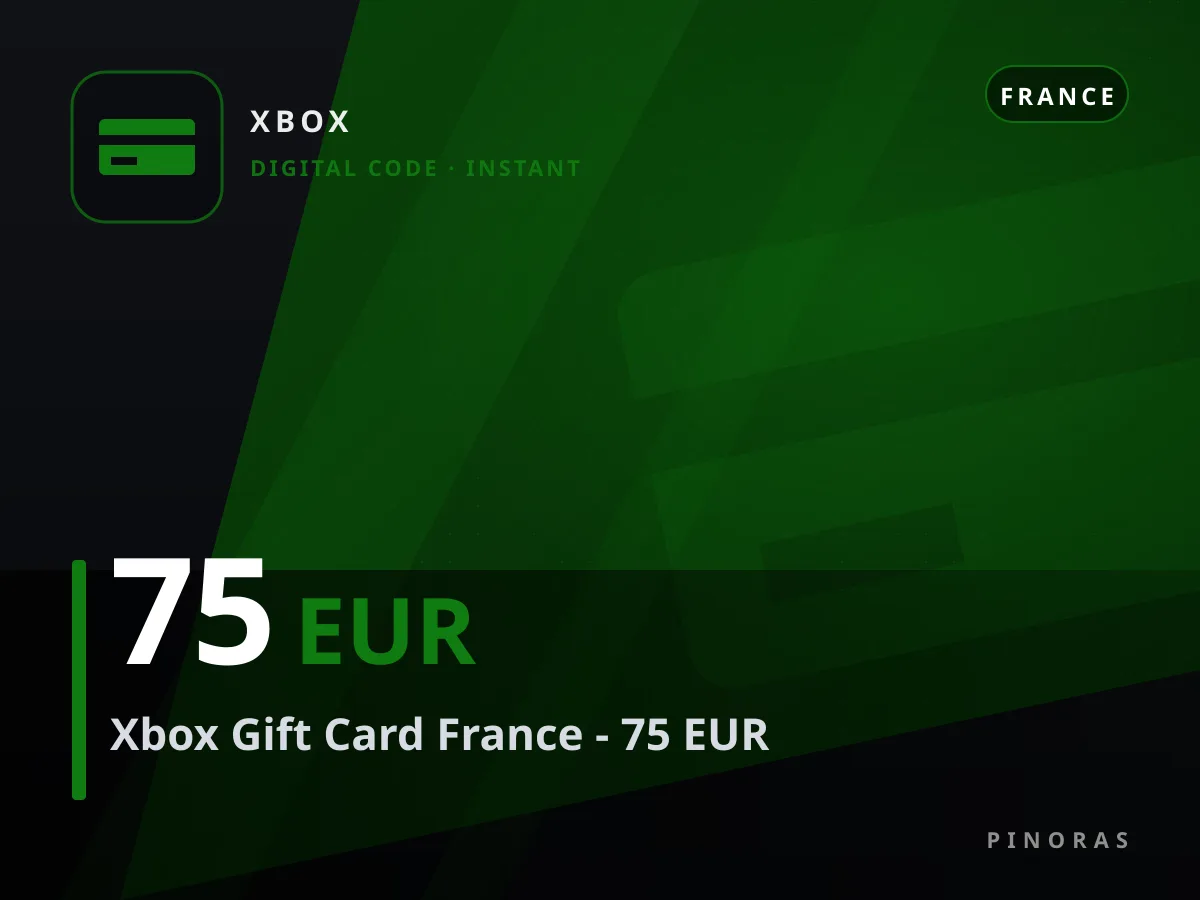 Xbox Gift Card France - 75 EUR — Pinoras
