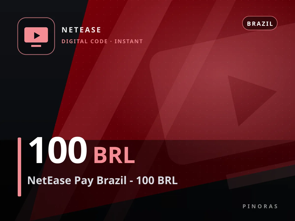 NetEase Pay Brazil - 100 BRL — Pinoras
