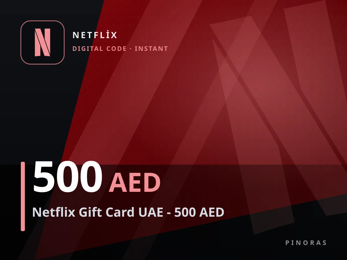 Netflix Gift Card UAE - 500 AED — Pinoras