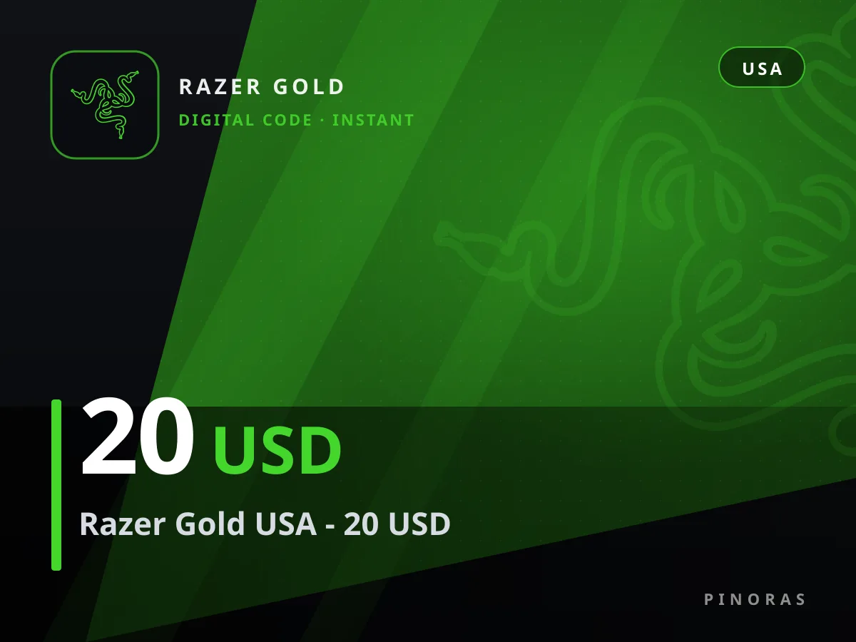 Razer Gold USA - 20 USD — Pinoras