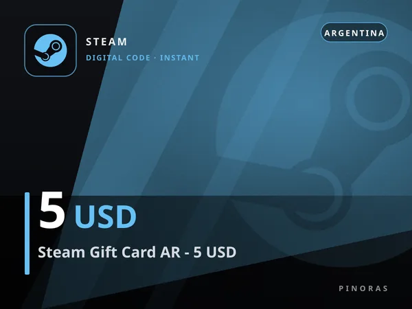 Steam Gift Card AR - 5 USD