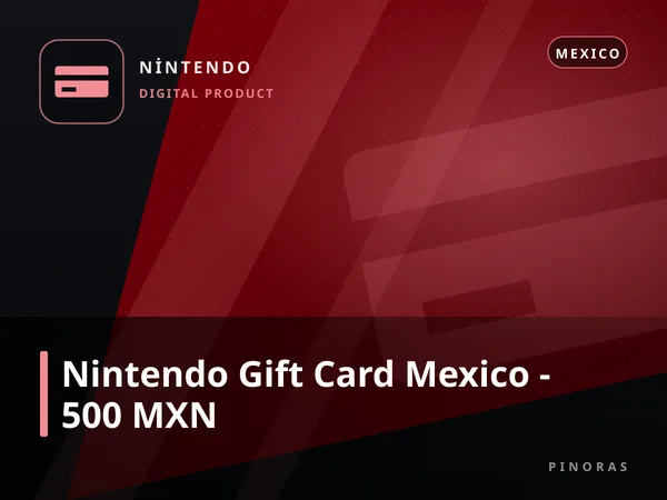 Nintendo Gift Card Mexico - 500 MXN