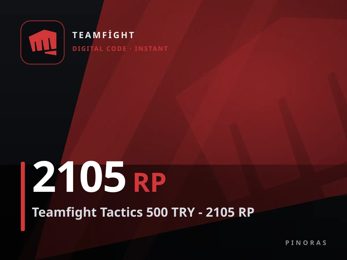 Teamfight Tactics 500 TRY - 2105 RP — Pinoras