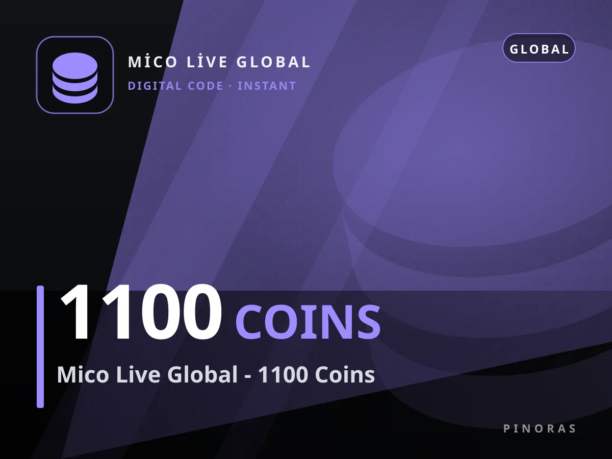 Mico Live Global - 1100 Coins — Pinoras