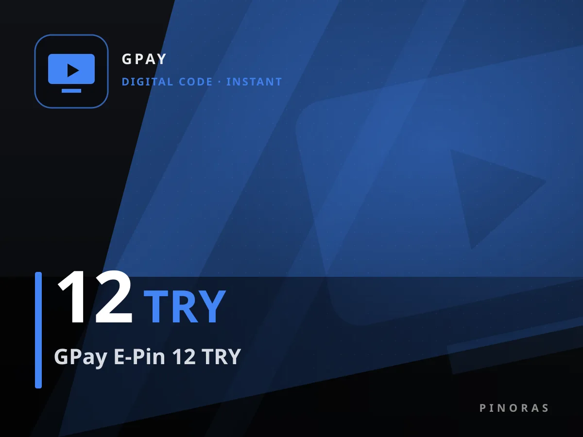 GPay E-Pin 12 TRY — Pinoras