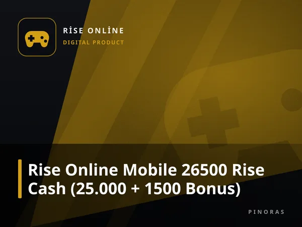 Rise Online Mobile 26500 Rise Cash (25.000 + 1500 Bonus)