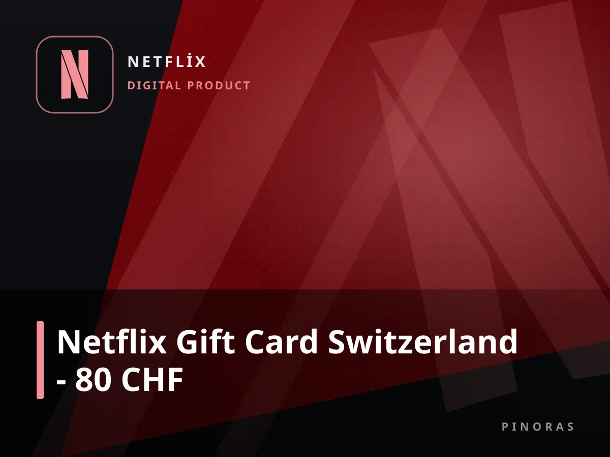 Netflix Gift Card Switzerland - 80 CHF — Pinoras