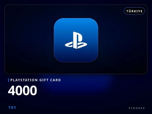 Playstation Gift Card Türkiye - 4000 TRY