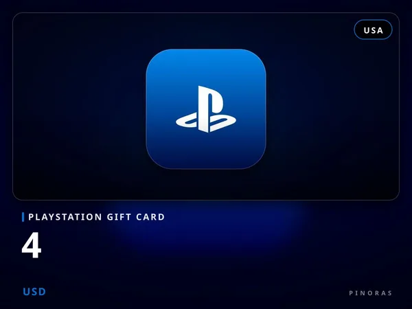 Playstation Gift Card 4 USD