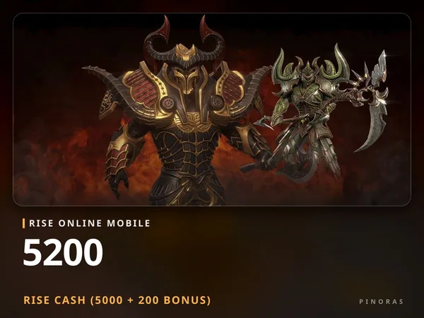 Rise Online Mobile 5200 Rise Cash (5000 + 200 Bonus)