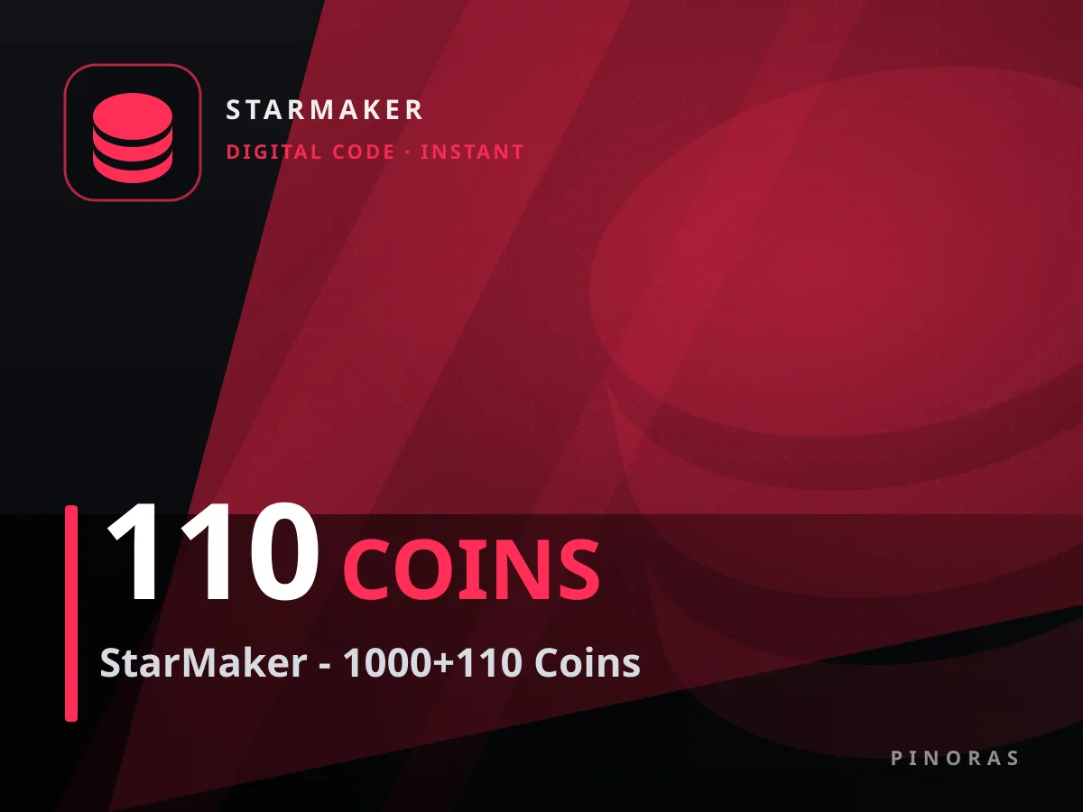 StarMaker - 1000+110 Coins — Pinoras