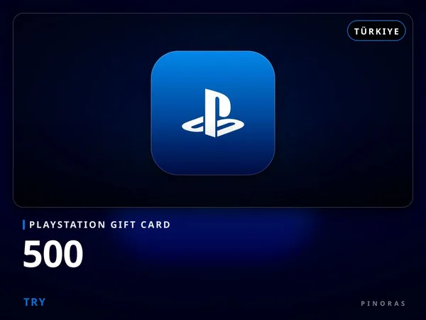 Playstation Gift Card Türkiye - 500 TRY