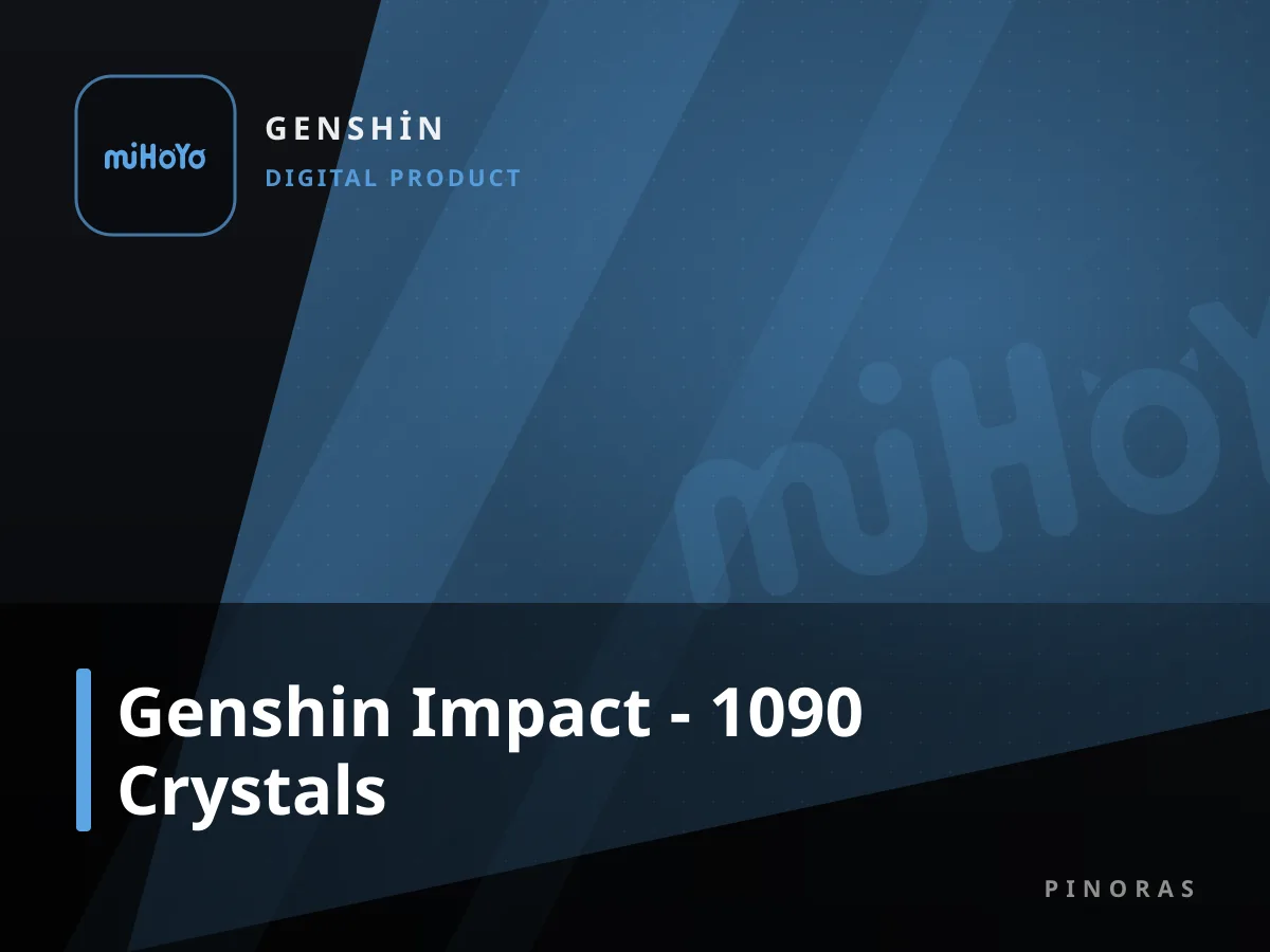 Genshin Impact - 1090 Crystals — Pinoras