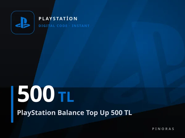 PlayStation Balance Top Up 500 TL