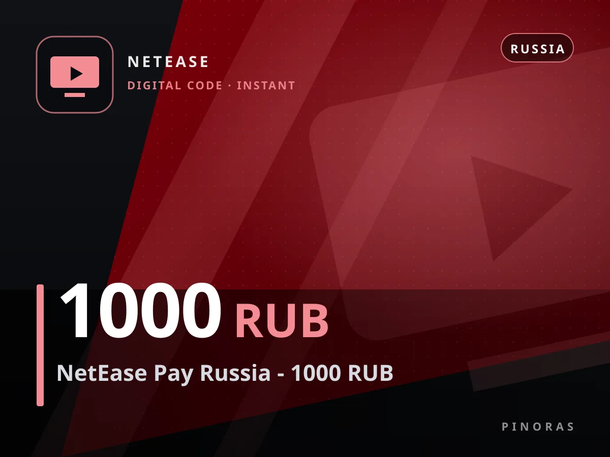 NetEase Pay Russia - 1000 RUB — Pinoras