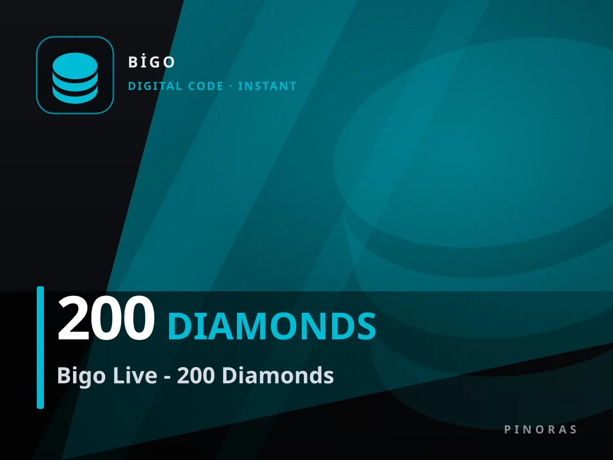 Bigo Live - 200 Diamonds — Pinoras