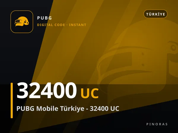 PUBG Mobile Türkiye - 32400 UC