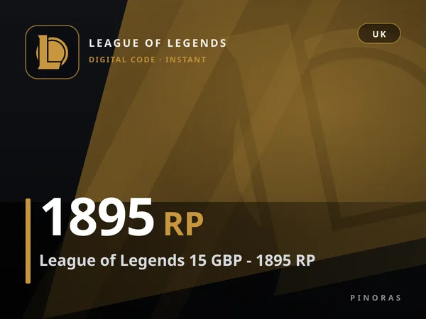 League of Legends 15 GBP - 1895 RP