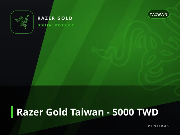 Razer Gold Taiwan - 5000 TWD