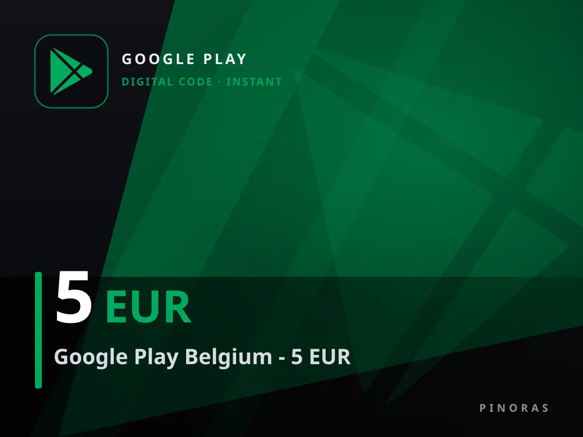 Google Play Belgium - 5 EUR — Pinoras